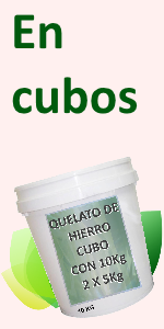 Cubos de quelato de hierro EDDHA